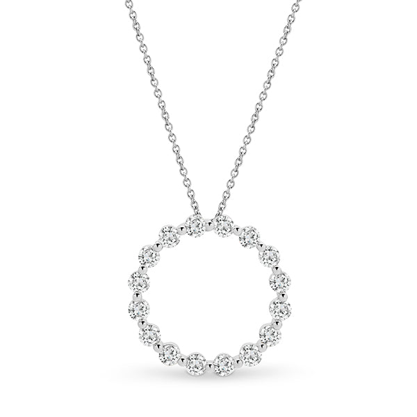Diamond Circle Necklace