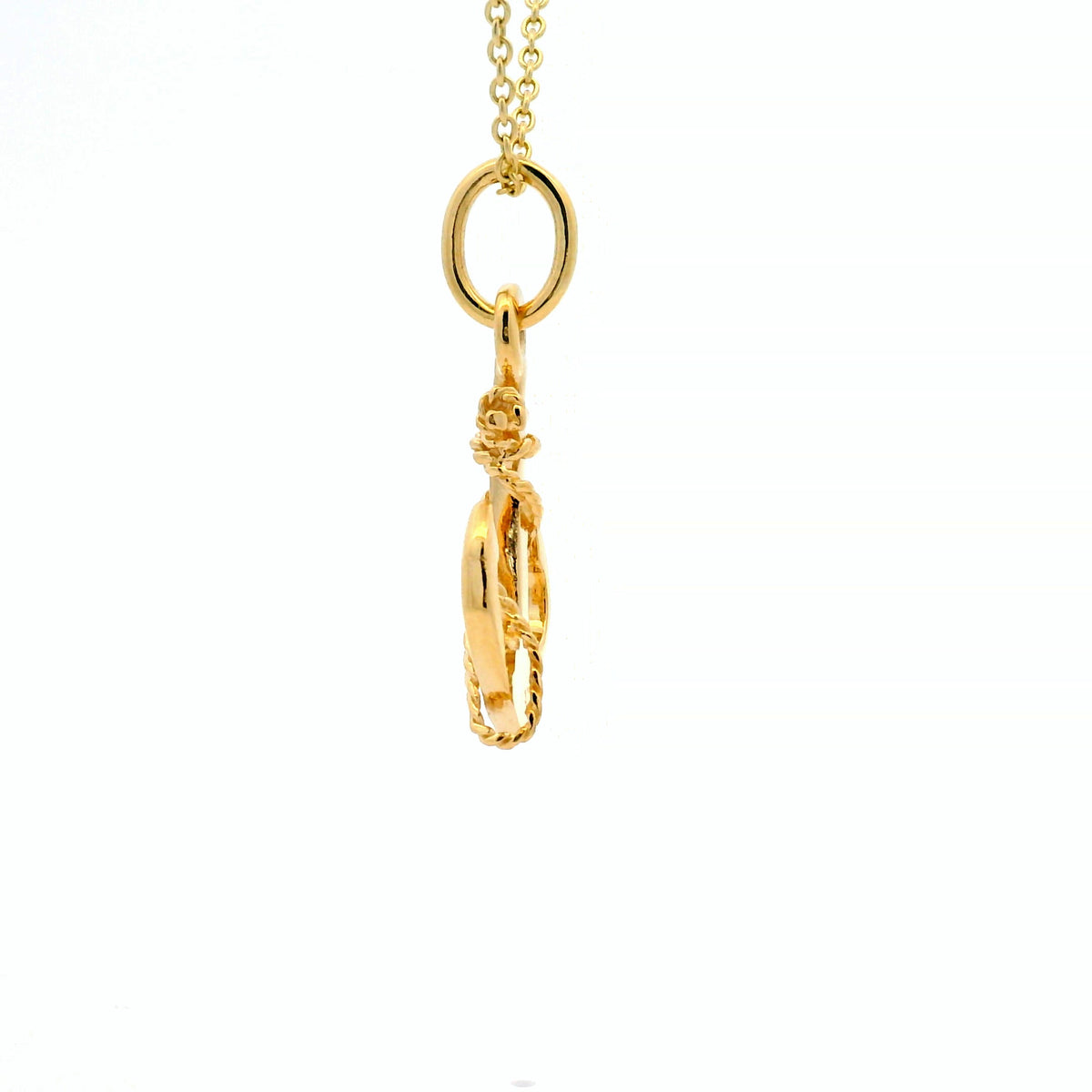Gold Anchor Pendant 9CT Yellow