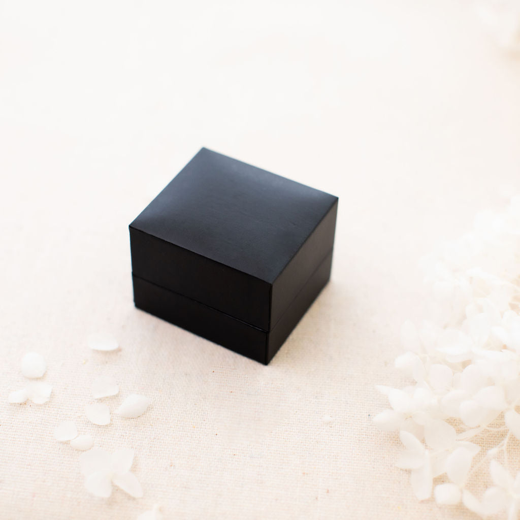 Engagement Black Ring Box