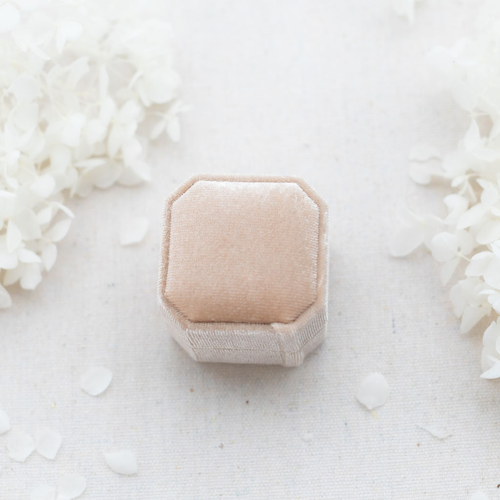 ring box velvet wedding | By Angeline Australia