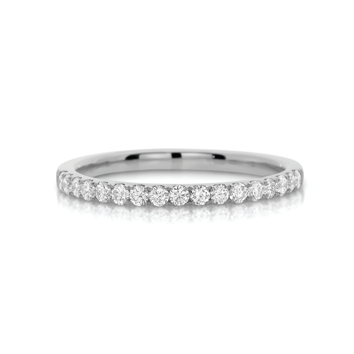Natural Diamond Wedding Band | Stacker Bands Australian Minimalist Bridal Jewellery  By Angeline