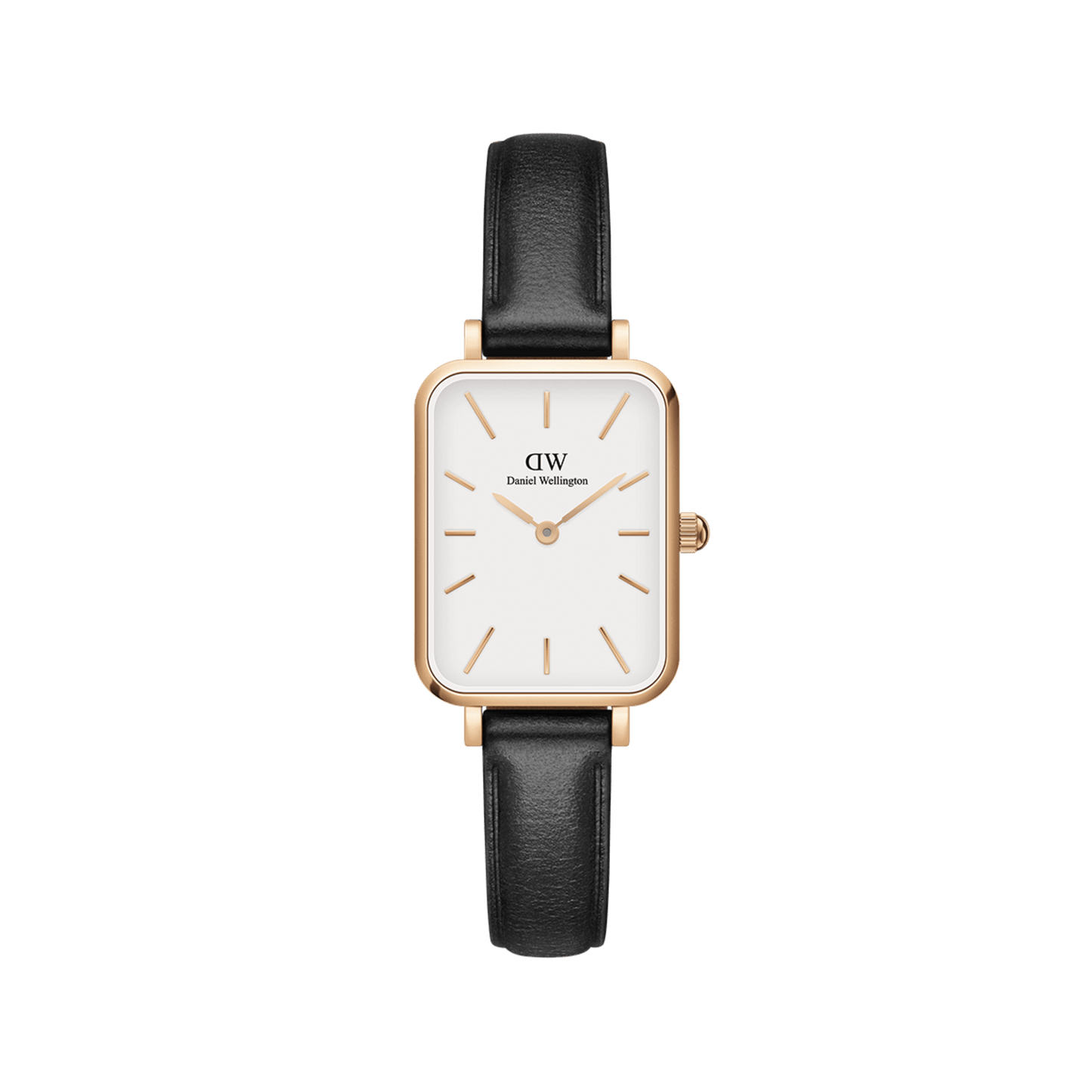 Daniel Wellington Quadro 20X26 Pressed Sheffield Rose Gold & White Watch