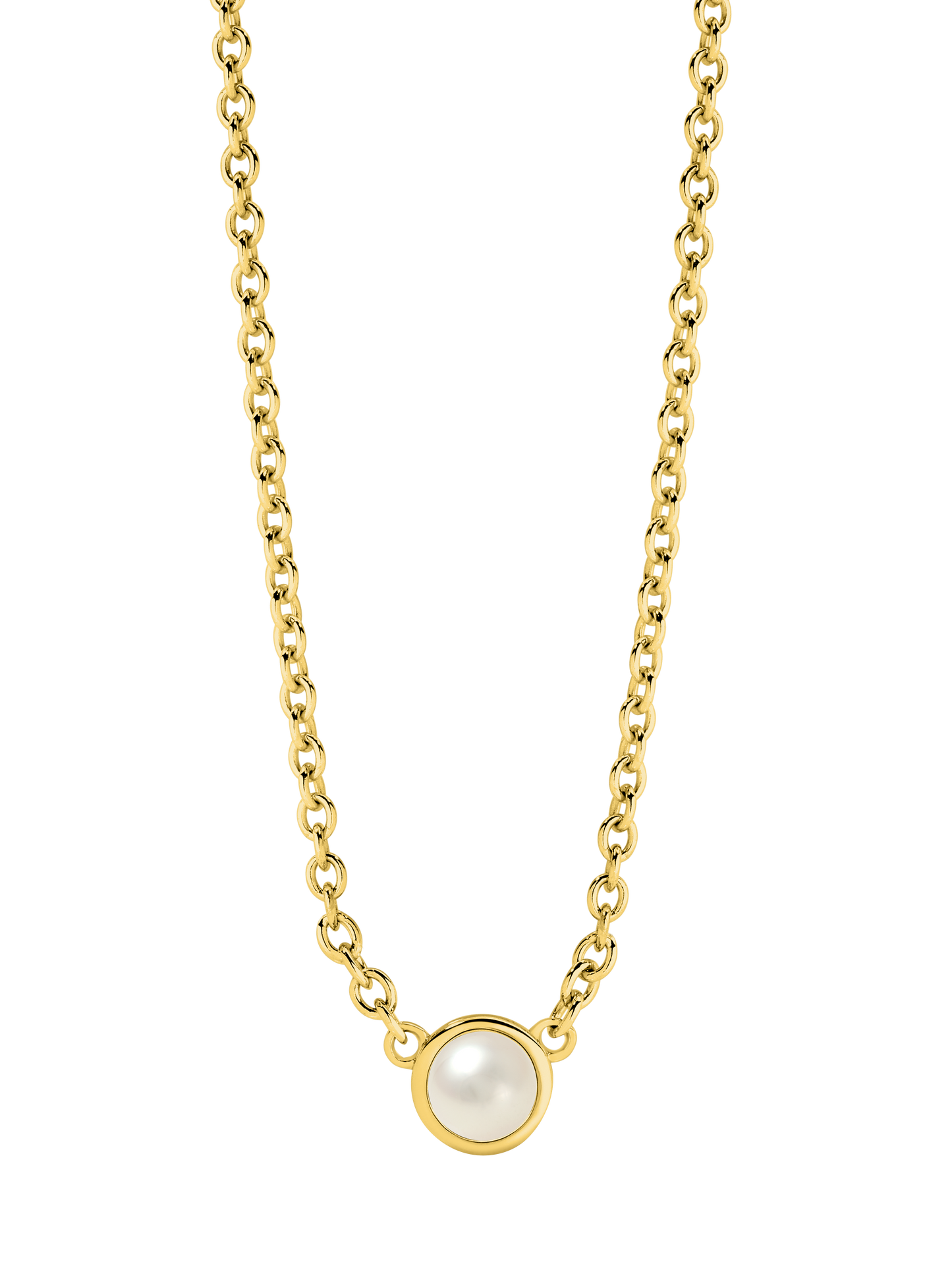 Minimalistic Birthstone Pendant Yellow Gold | By Angeline Australia