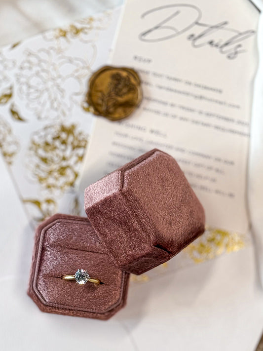 Wedding Double Ring Box