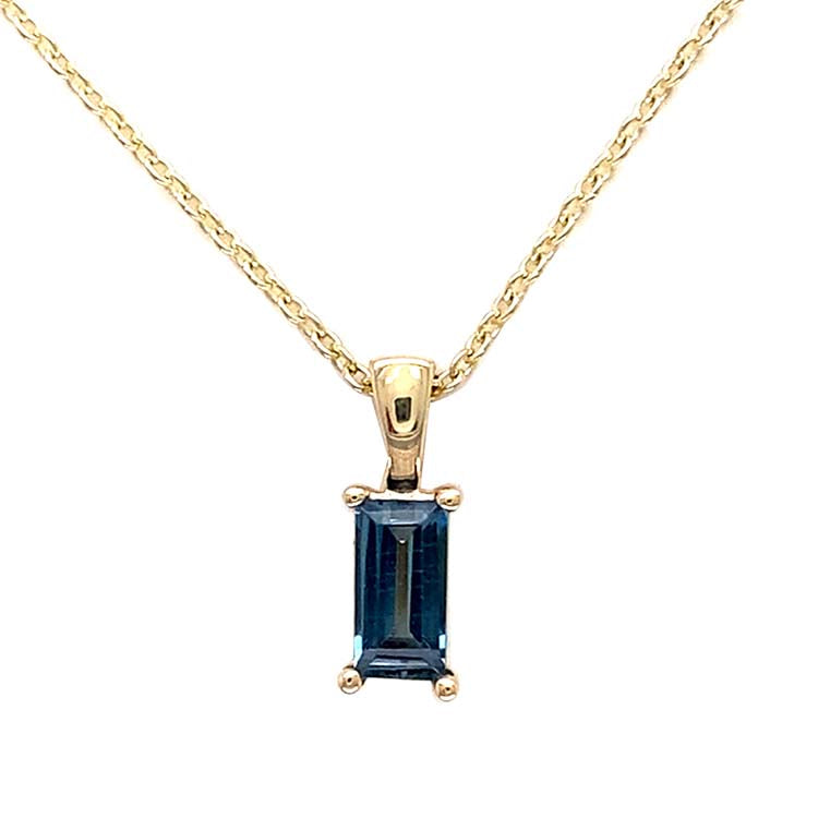 London Blue Topaz 45cm Necklace