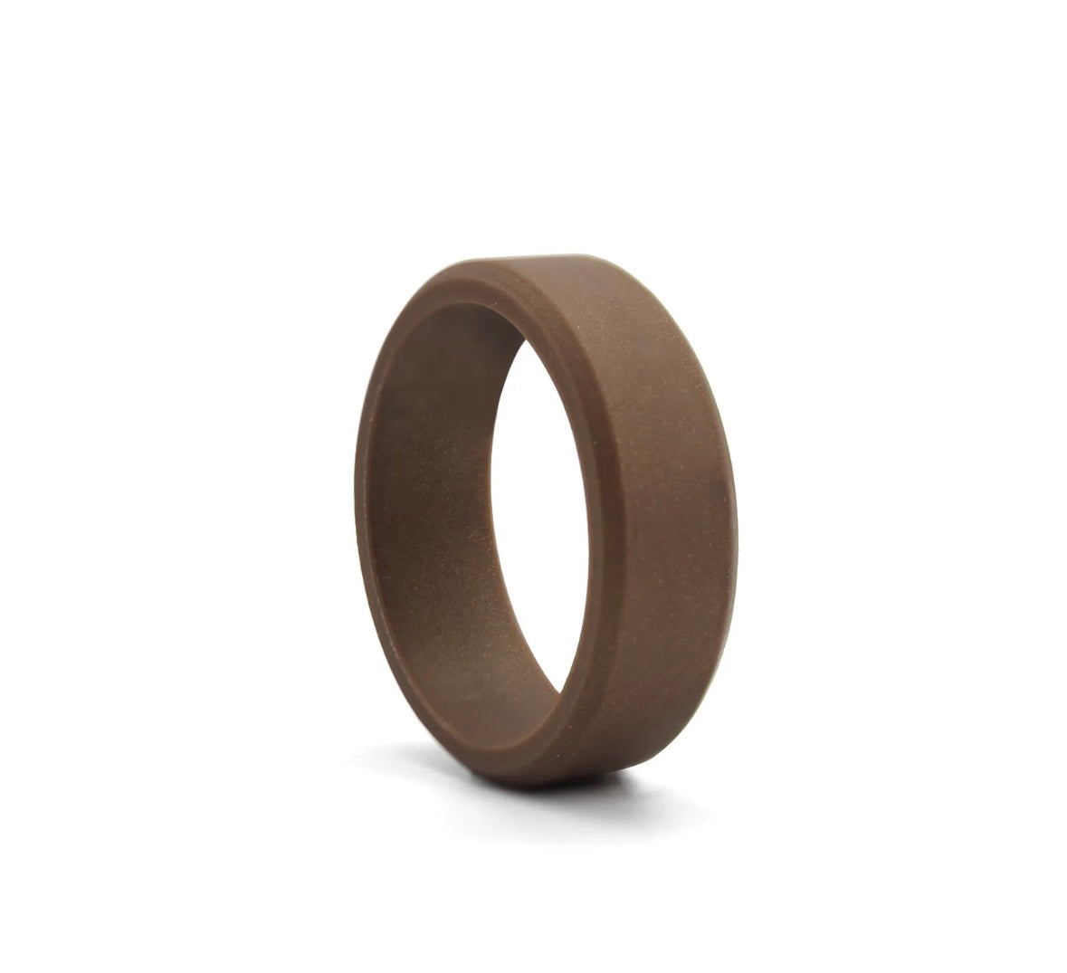 Brown silicone ring wedding tradie gym workout