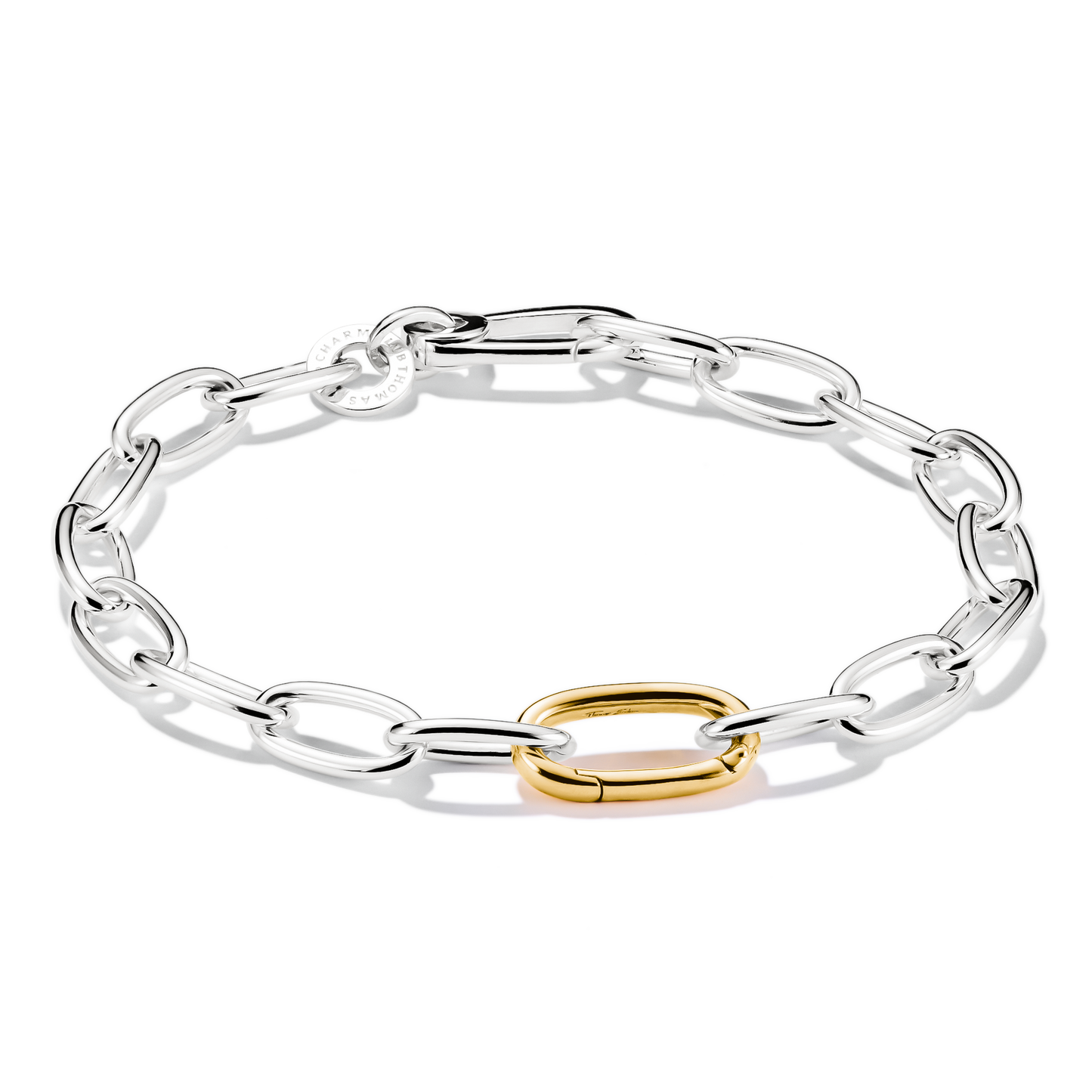 THOMAS SABO Charm bracelet bicolour with Connect link