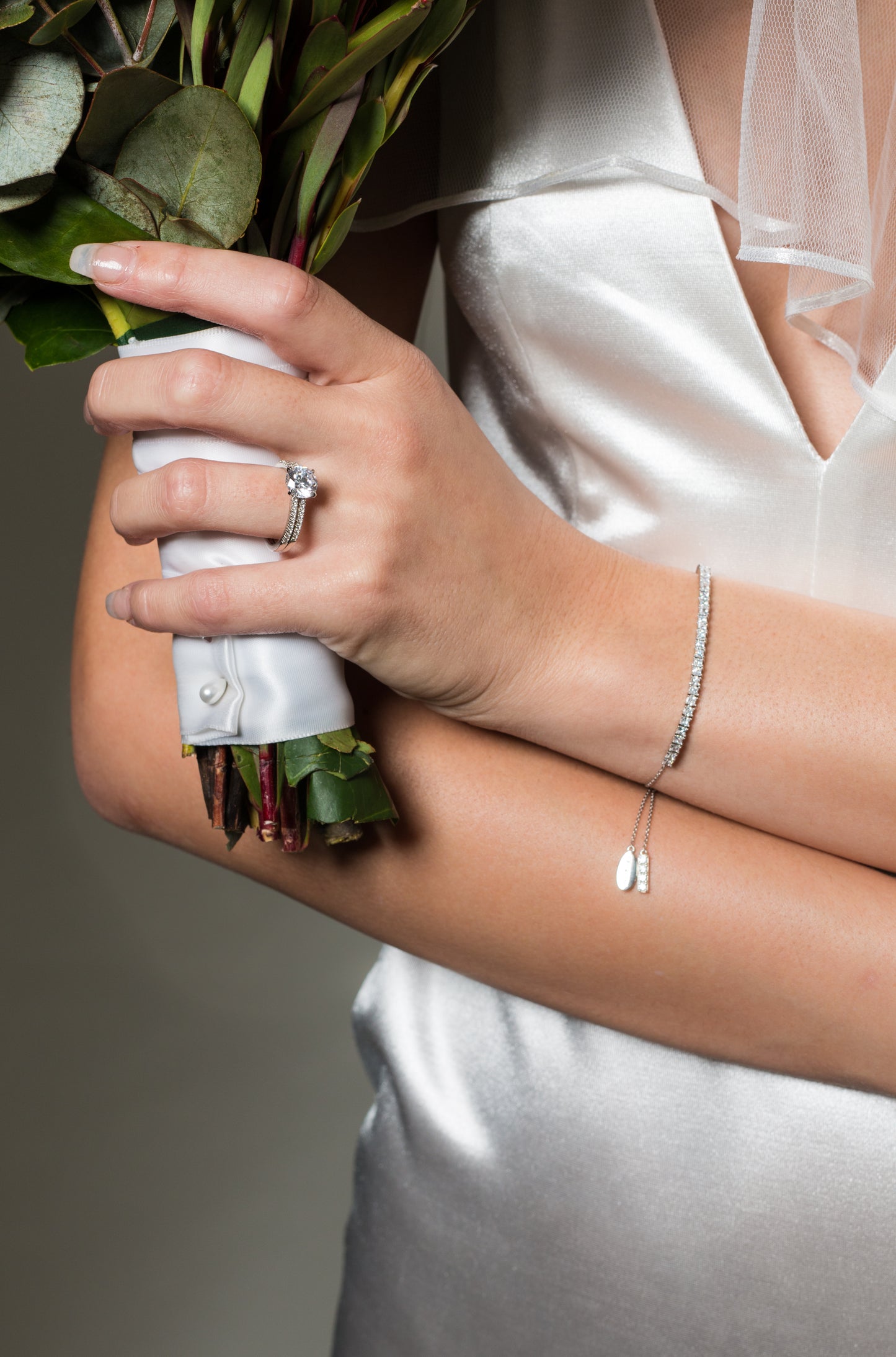 ICONIC BRIDAL ANNE BAND SILVER