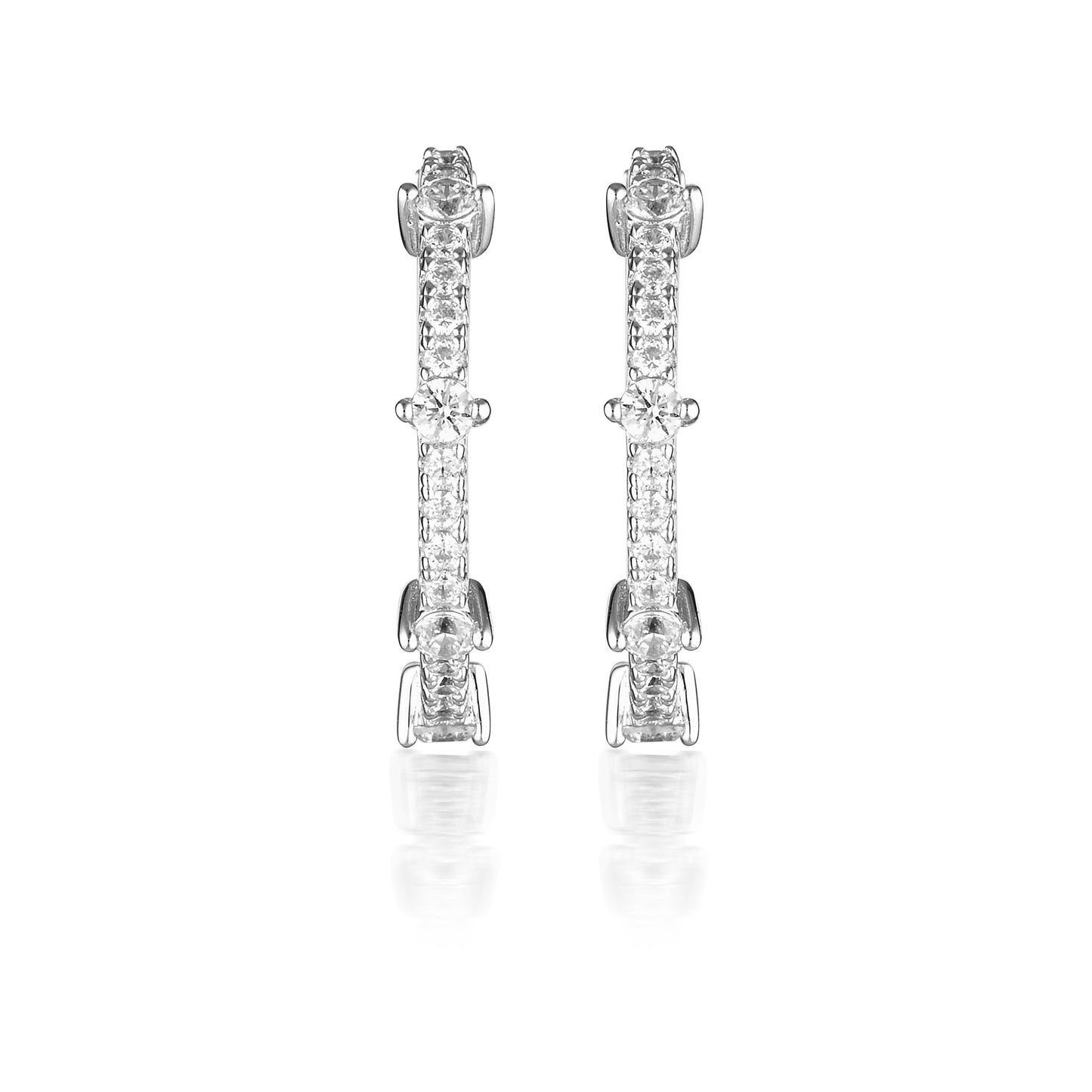 RED CARPET GALA EARRINGS SILVER