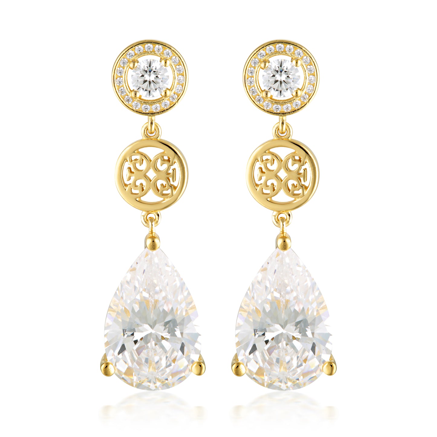 SIGNATURE MEMENTO EARRINGS GOLD