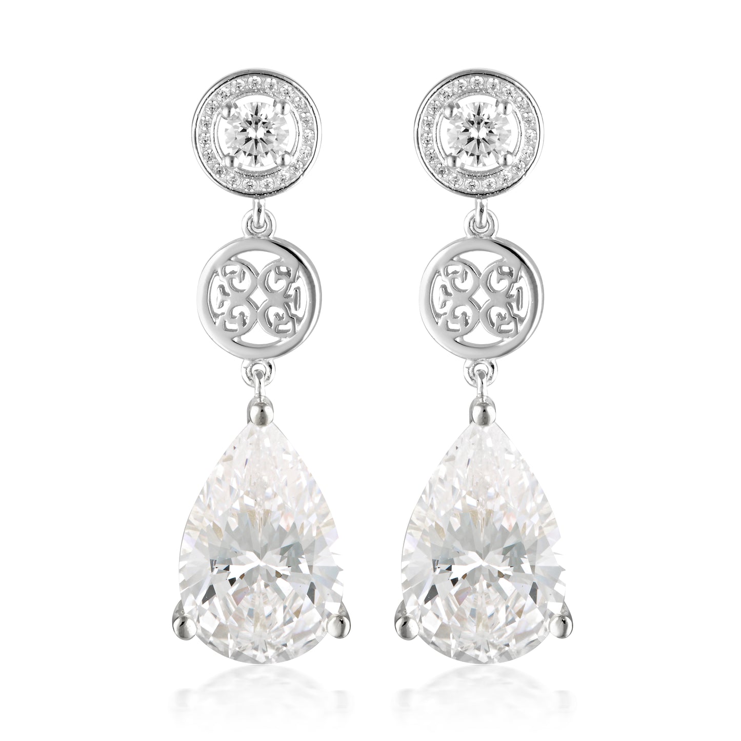 SIGNATURE MEMENTO EARRINGS SILVER