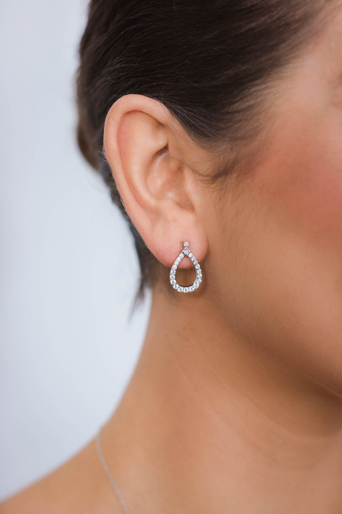 GODDESS FREYA EARRINGS SILVER