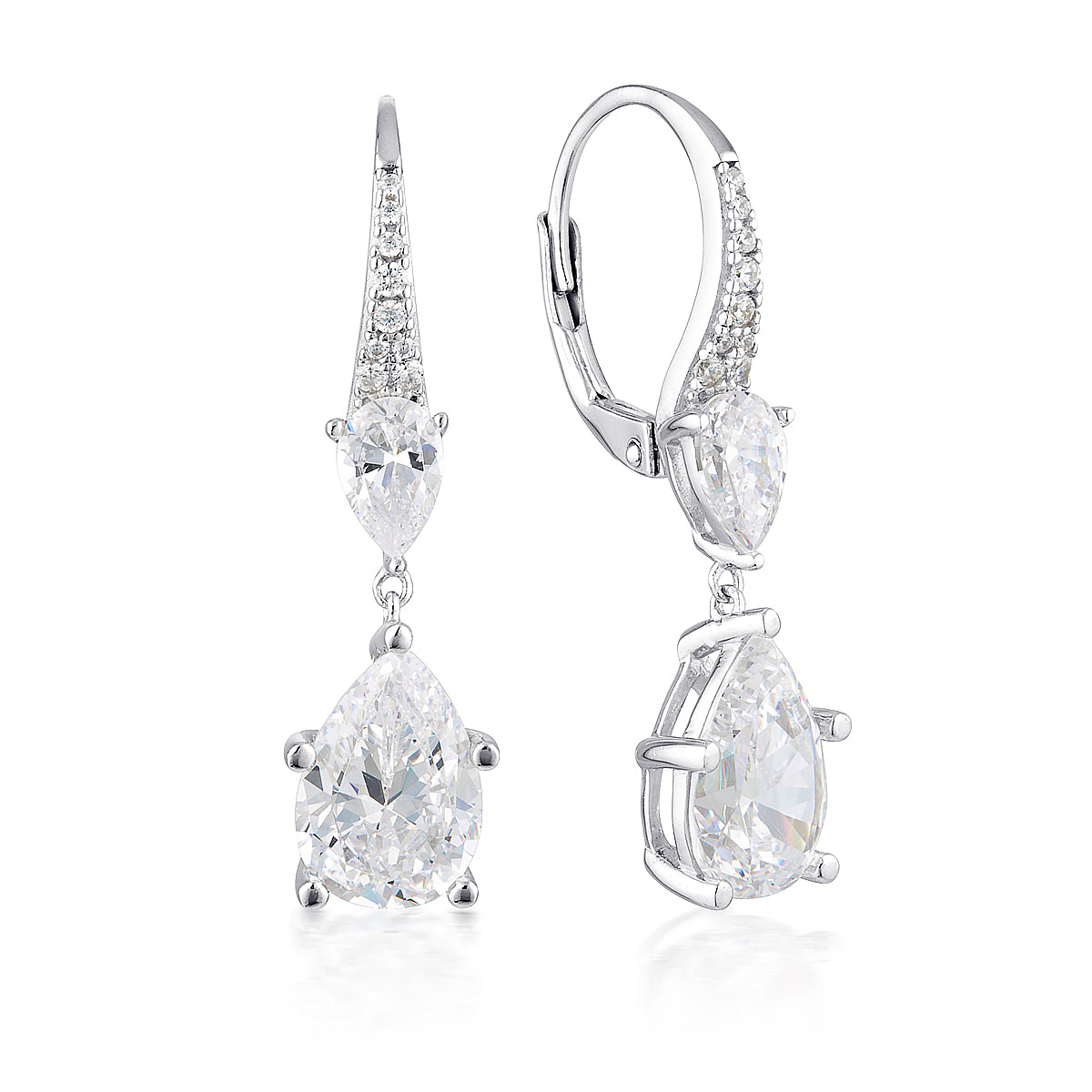 JOSEPHINE DROP EARRINGS SILVER