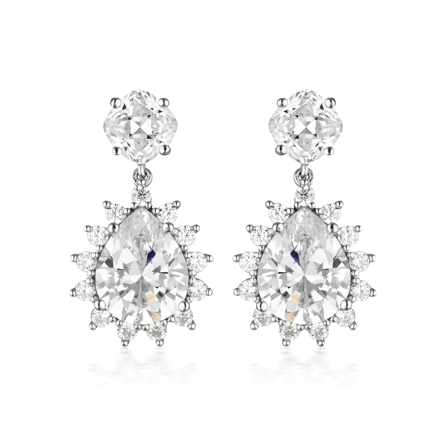 LUXE VELLUTO EARRINGS SILVER