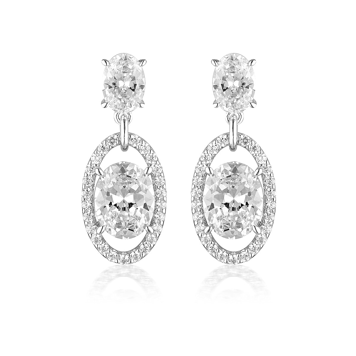 AURORA HEAVEN EARRINGS SILVER