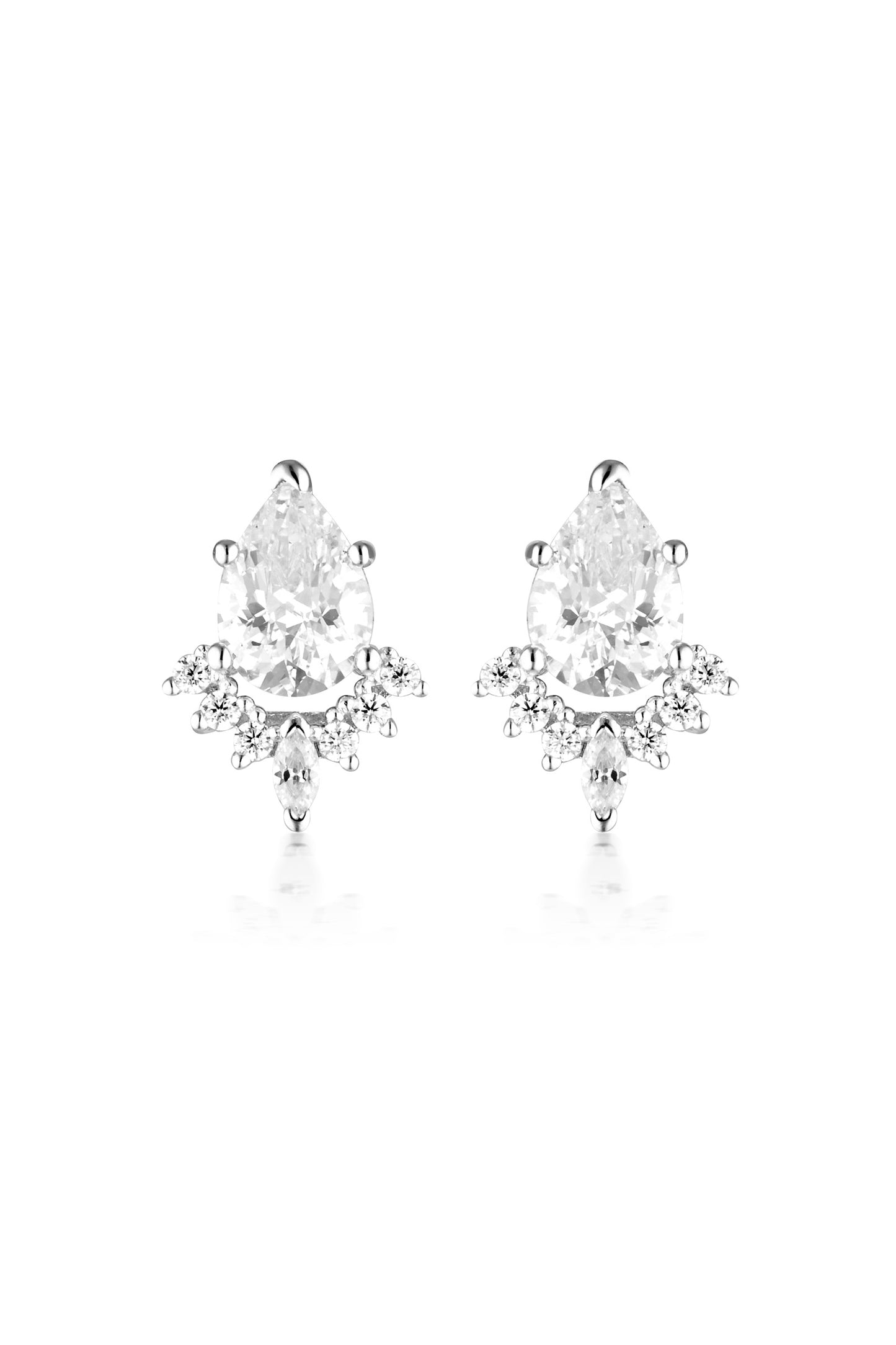 ICONIC BRIDAL PENELOPE EARRING SILVER