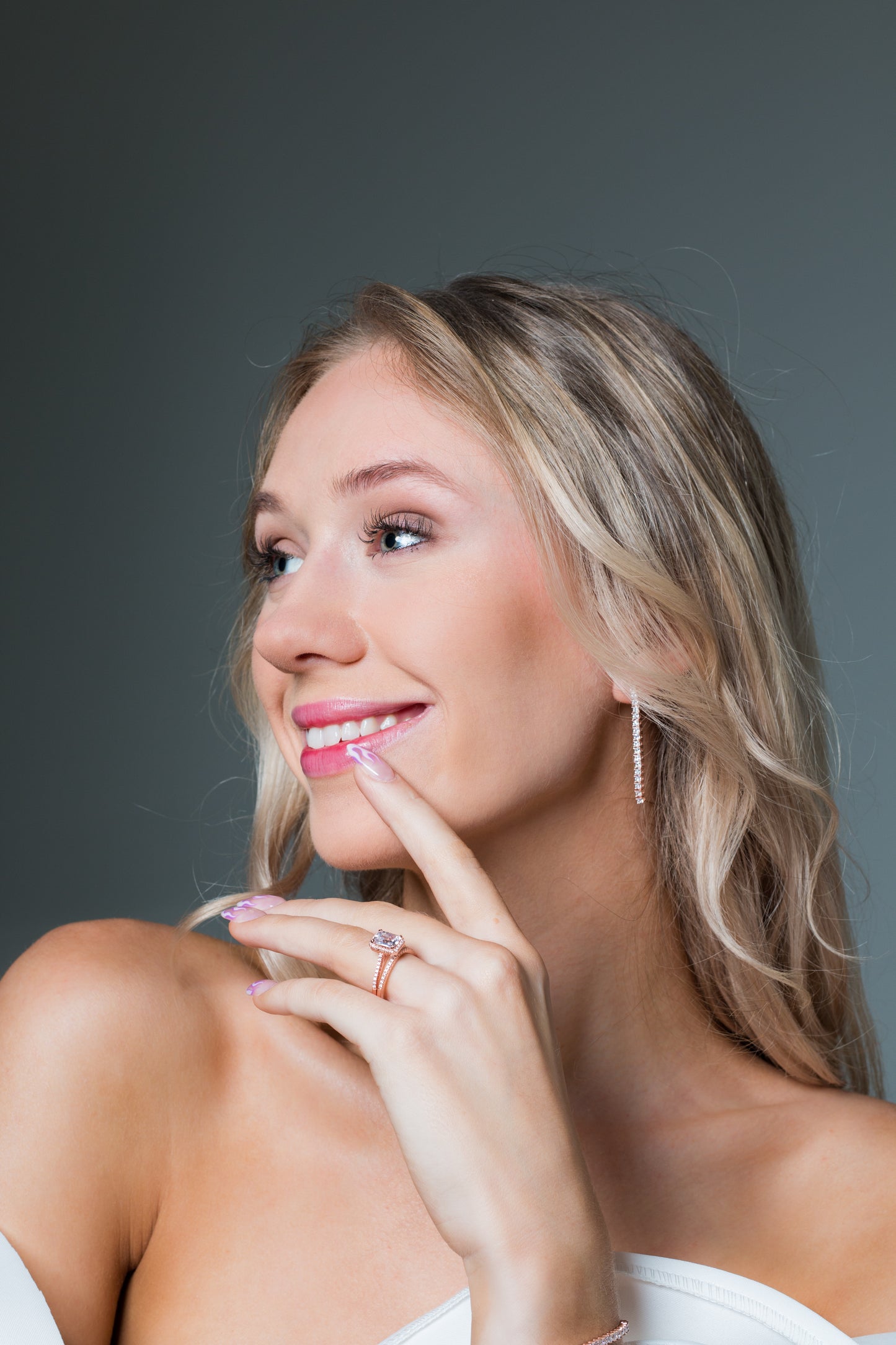 Georgini ICONIC BRIDAL ANNE BAND ROSE GOLD