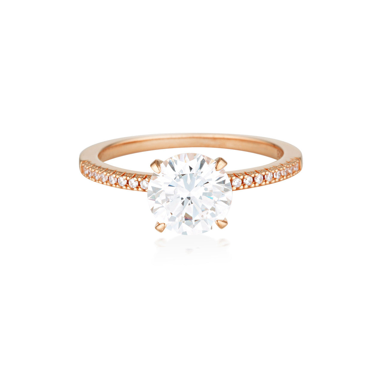 ICONIC BRIDAL FRANCESCA RING ROSE GOLD