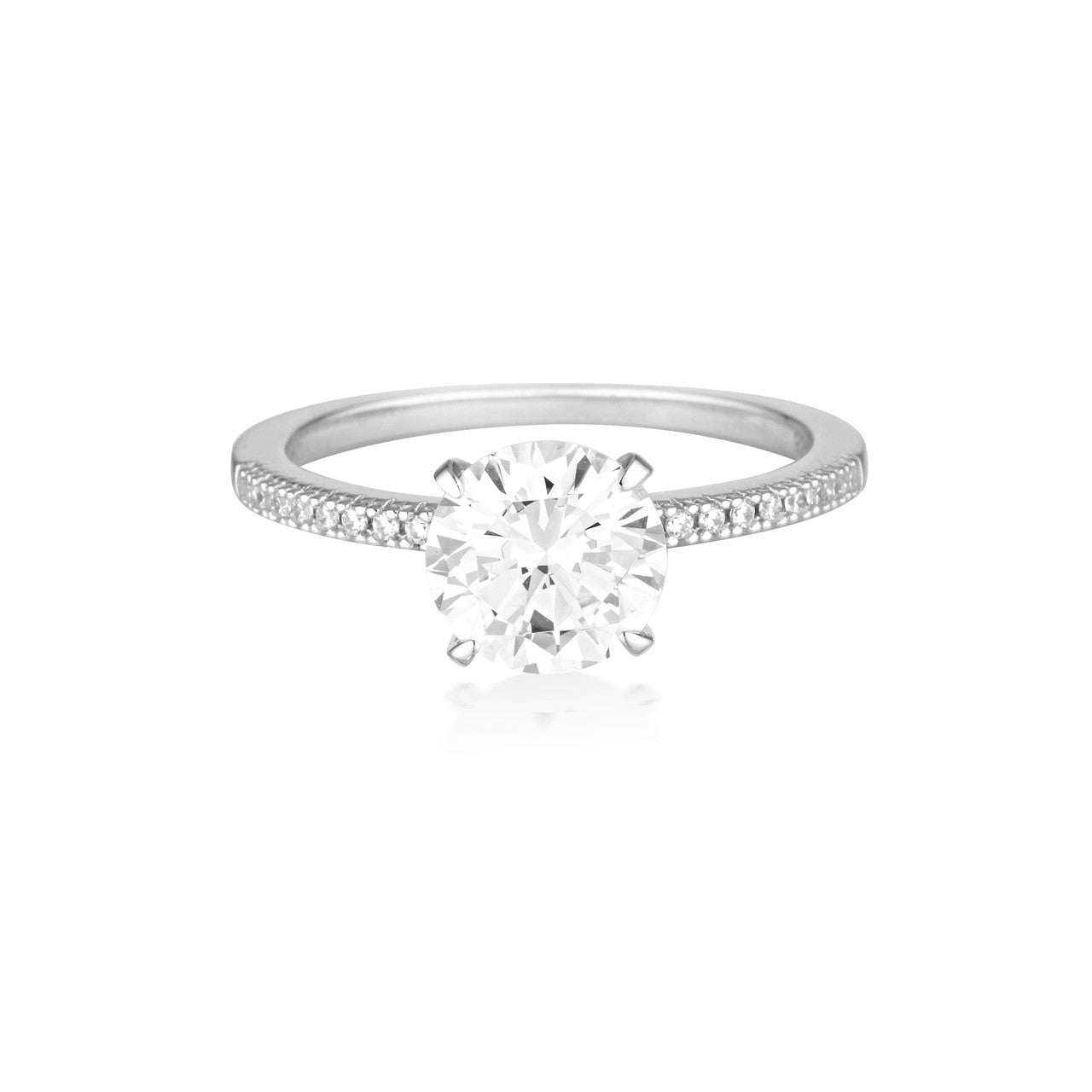 ICONIC BRIDAL FRANCESCA RING SILVER