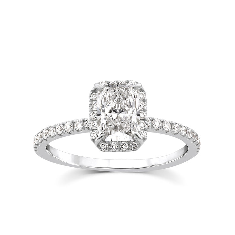 1.25ct Lab Grown Diamond Ring in 9K White Gold