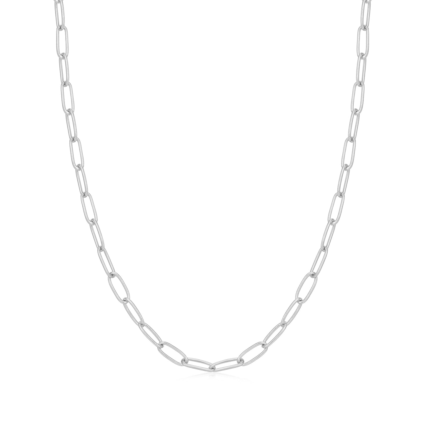 Ania Haie Silver Link Charm Chain Necklace