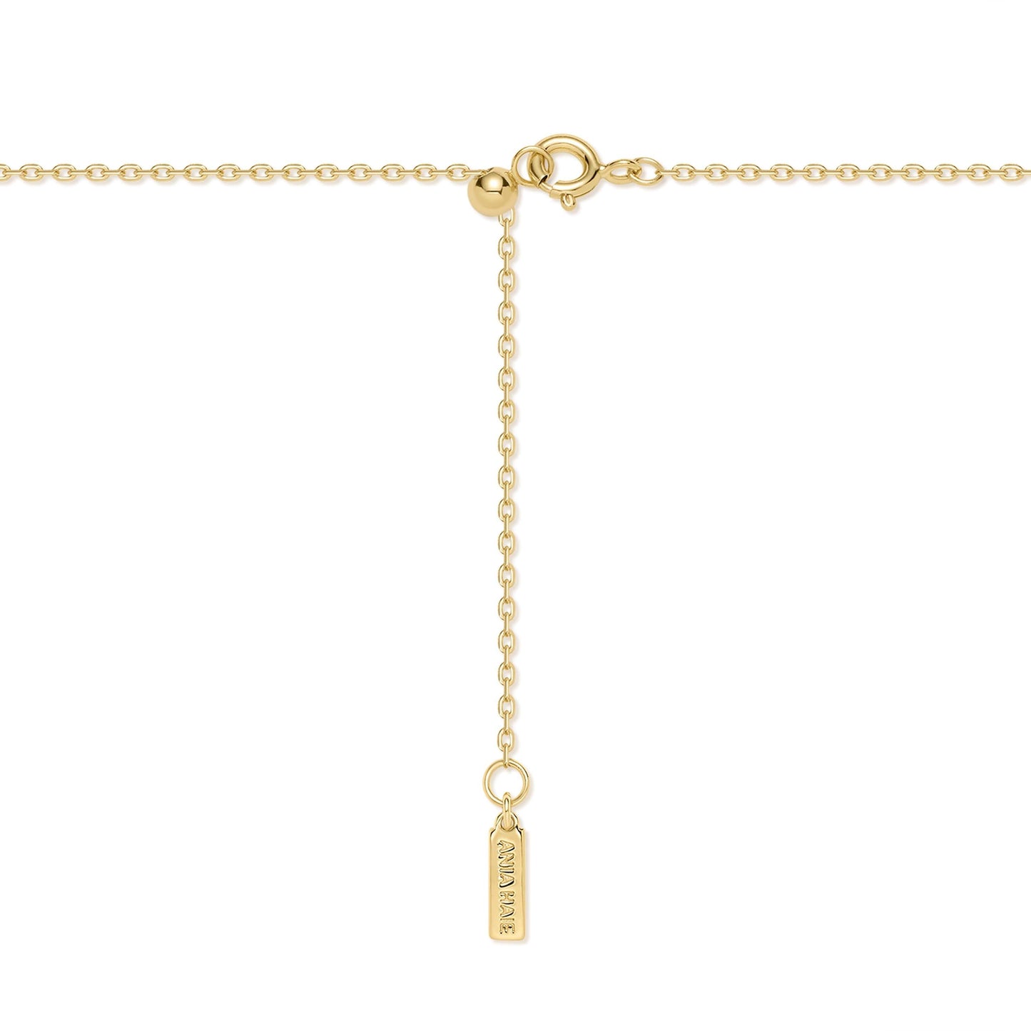 Ania Haie Gold Tiger Eye Droplet Pendant Necklace