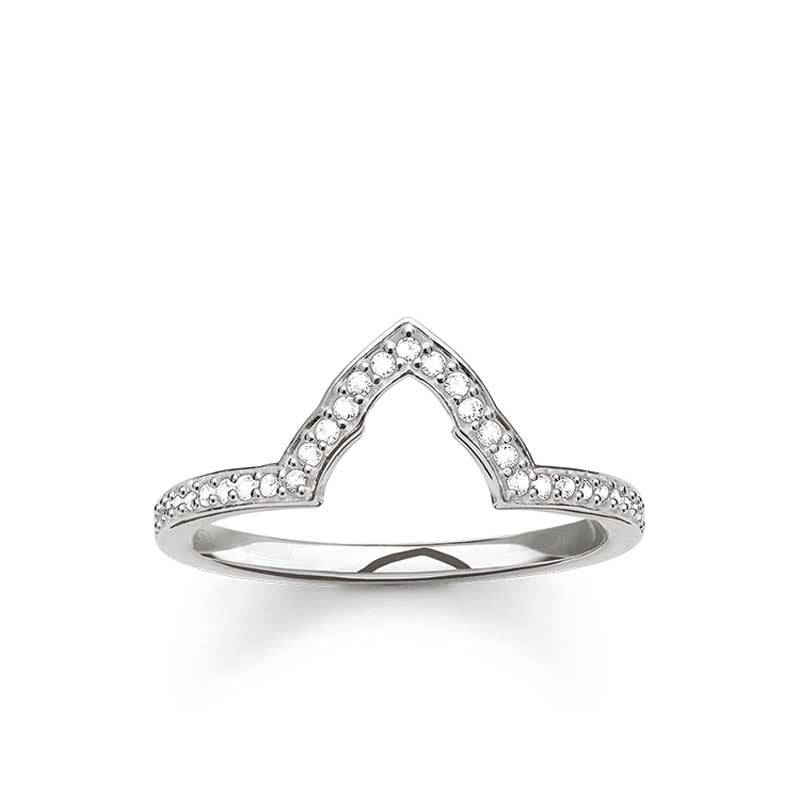 Thomas Sabo COUPLING SILVER CZ RING TR2070
