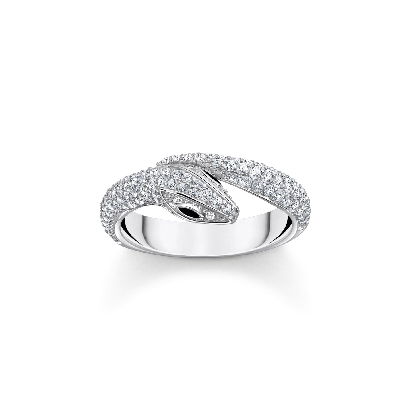 THOMAS SABO Snake ring with white zirconia