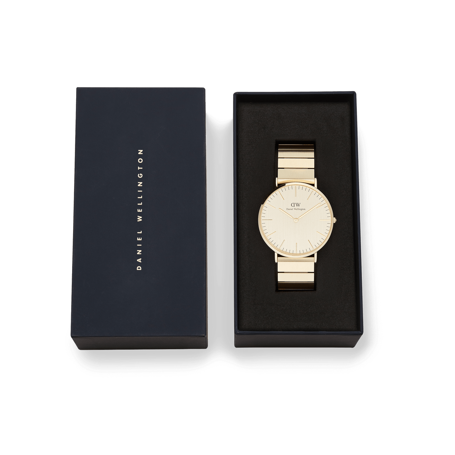 Daniel Wellington Classic Piano Link Gold Unitone Watch
