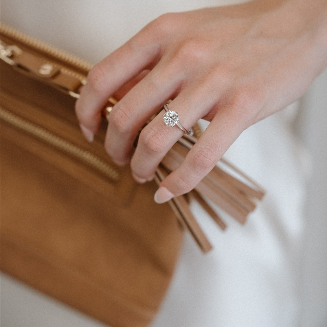 round solitaire engagement ring | McLean & Co Jewellers Sunshine Coast Australia