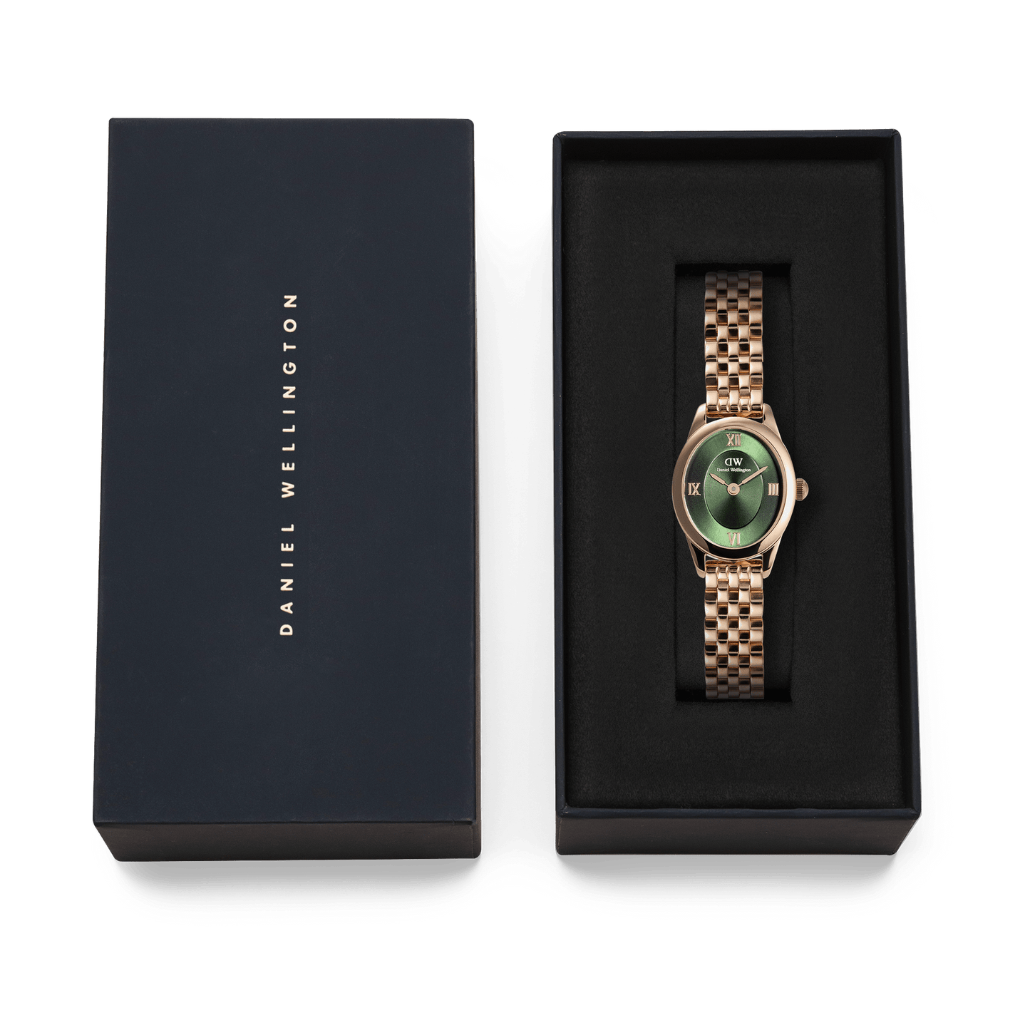 Daniel Wellington Ophelia Mini Emerald Rose Gold Watch