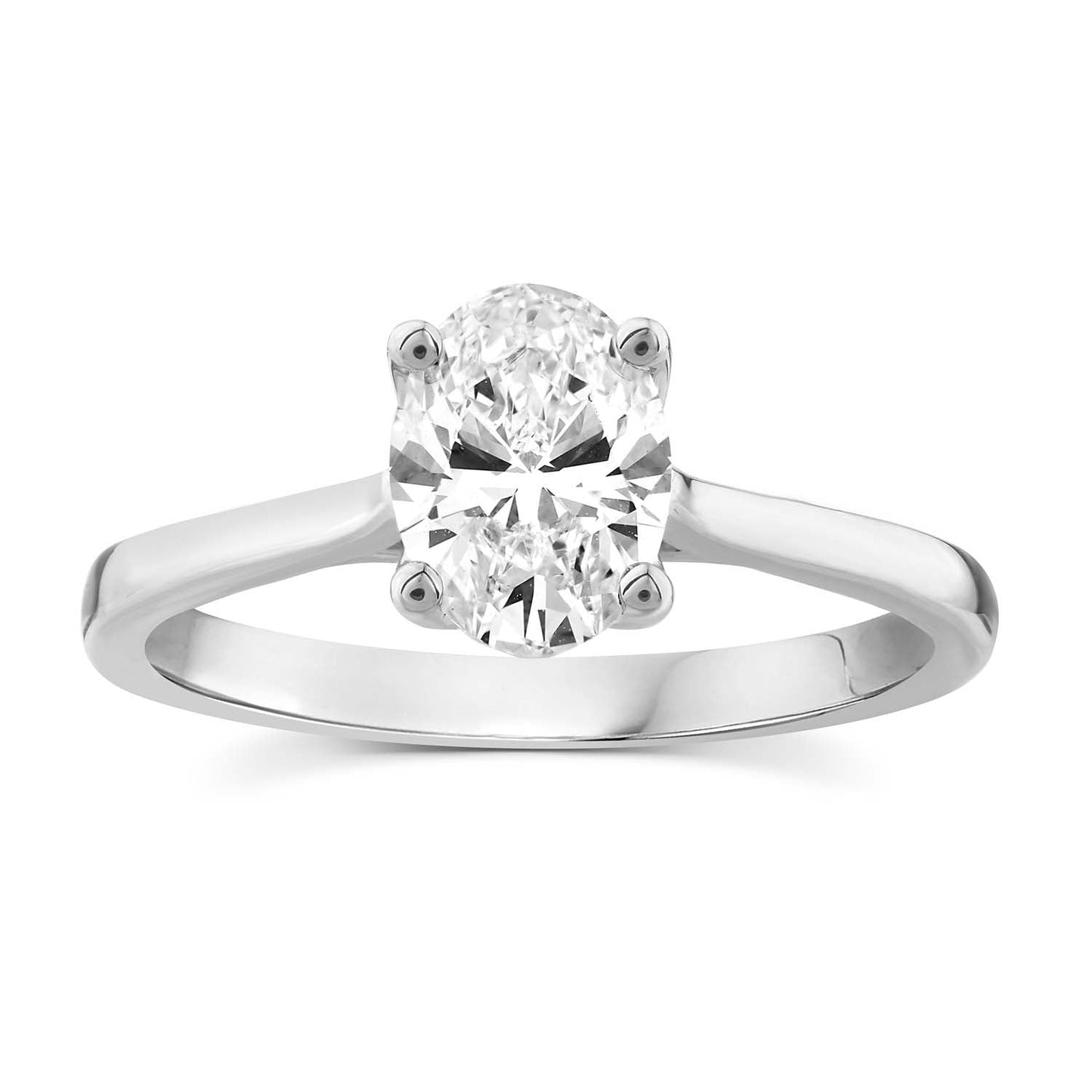 Oval diamond engagement ring by Angeline | By Angeline Australia