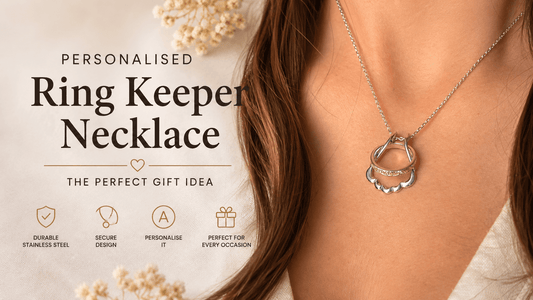 Personalised Ring Keeper Necklace Australia - The Perfect Gift Idea