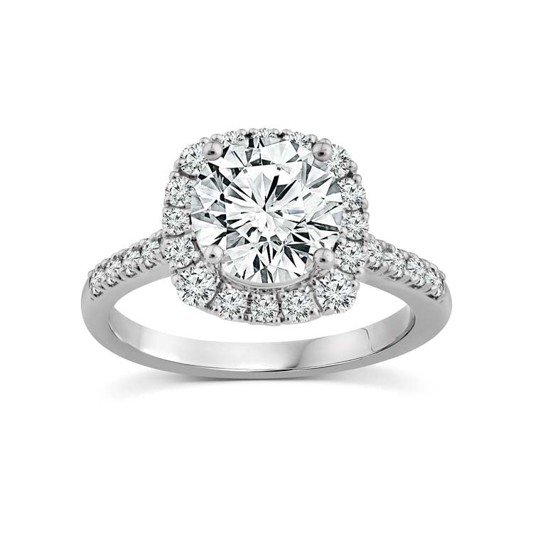 Halo Diamond Ring Engagement