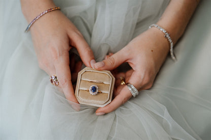 Tanzanite & Diamond Ring
