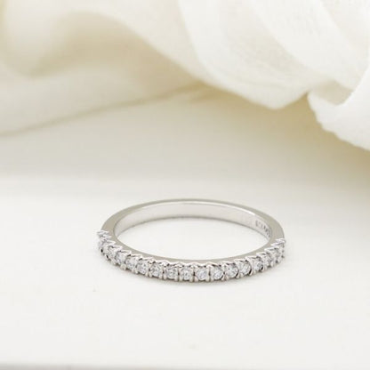 Diamond Wedding Stacker Ring