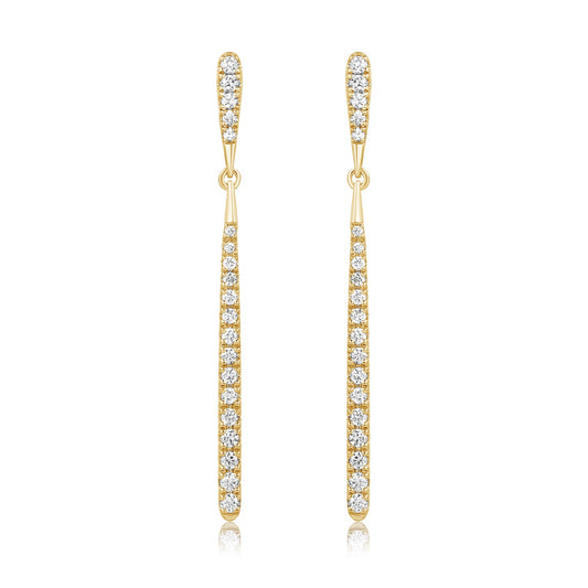 Diamond Drop Earrings