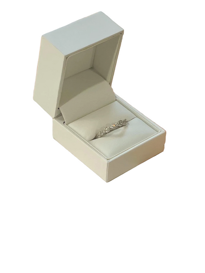Engagement White Ring Box