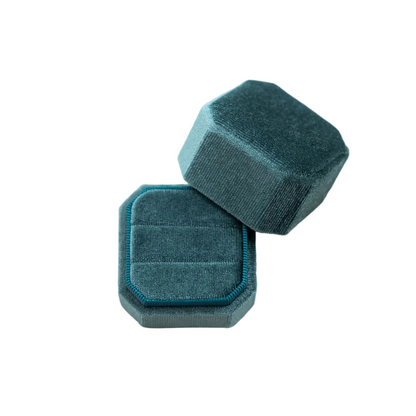 Velvet Double Ring Box