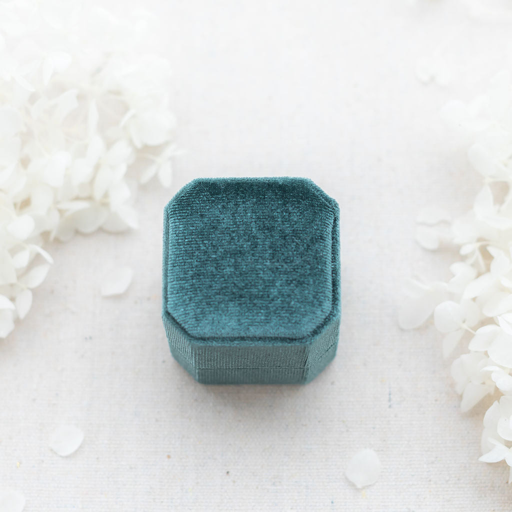 wedding ring box teal | By Angeline Australia