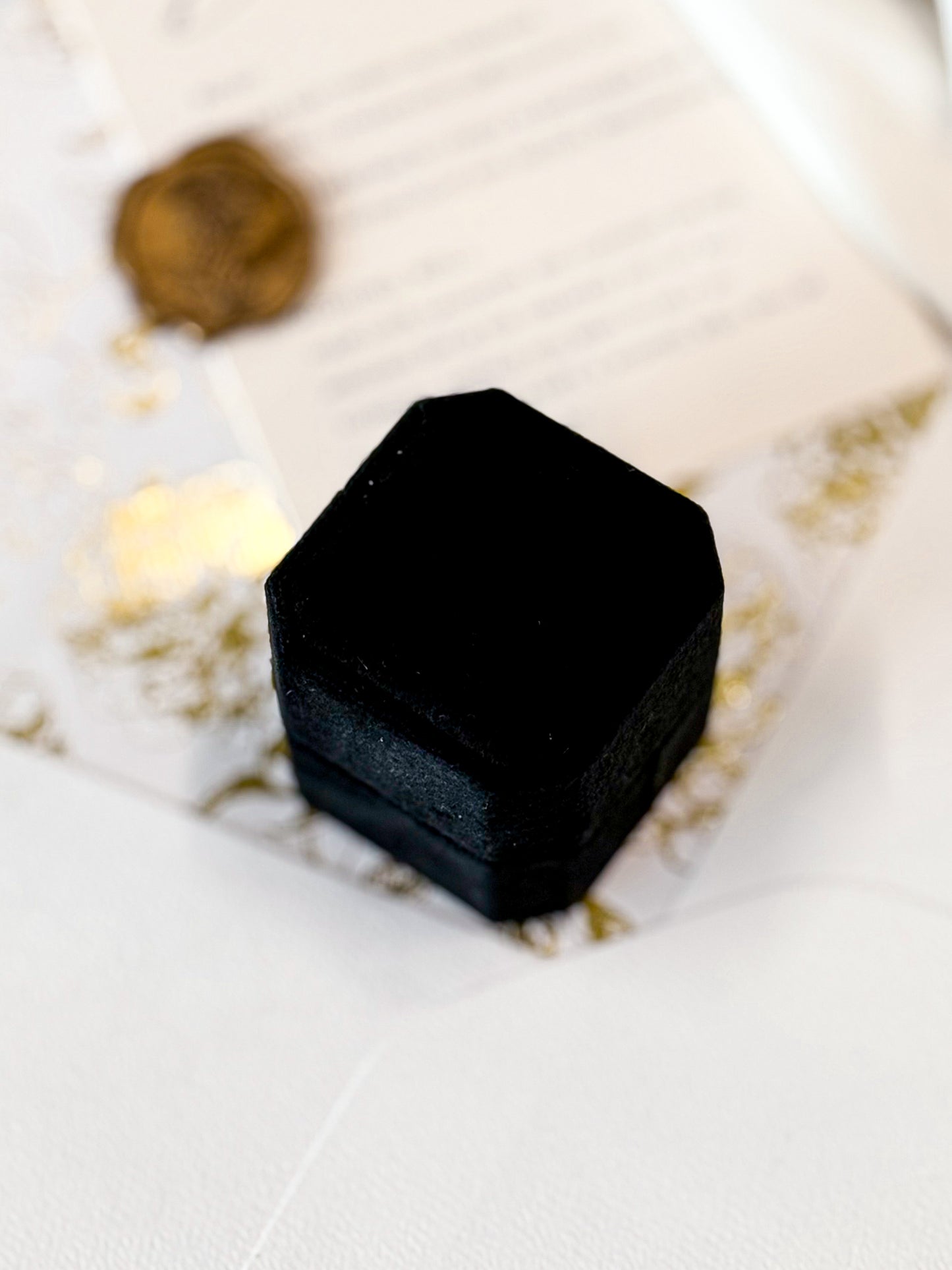 Wedding Triple Ring Box