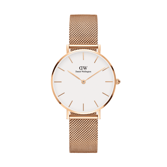 Daniel Wellington Petite 32 Melrose Rose Gold & White Watch