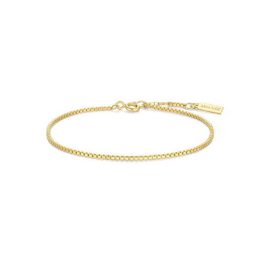 Ania Haie Gold Box Chain Bracelet