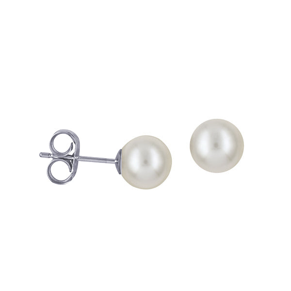 925 Sterling Silver Freshwater Pearl Studs