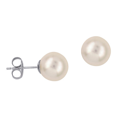 925 Sterling Silver Freshwater Pearl Studs