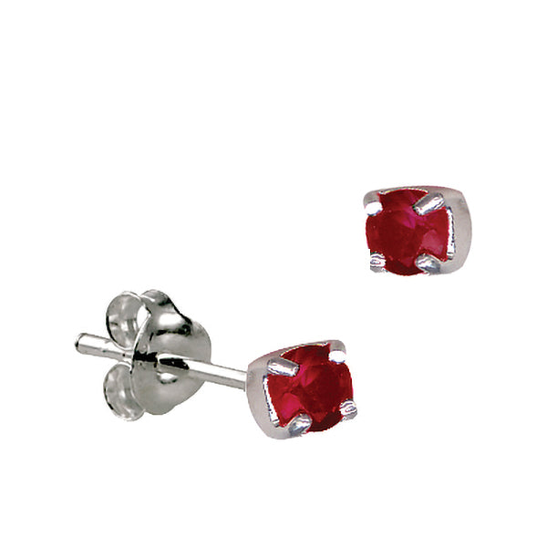 925 Sterling Silver Birthstone Stud Earrings