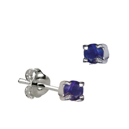 925 Sterling Silver Birthstone Stud Earrings