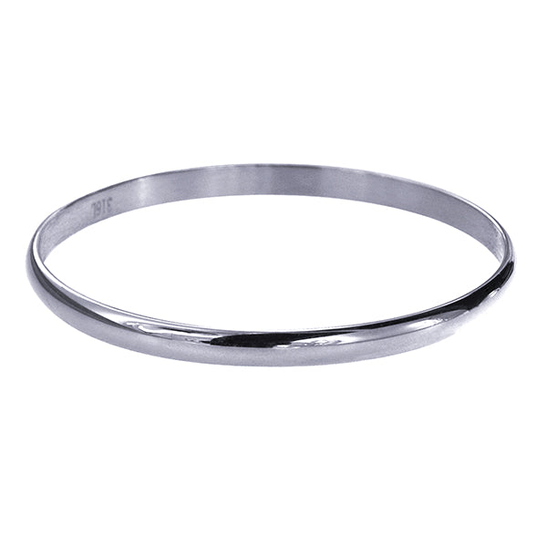 Stainless Steel 5mm Wide Comfort Fit Bangle