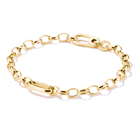 THOMAS SABO Charm bracelet with Connect link Gold