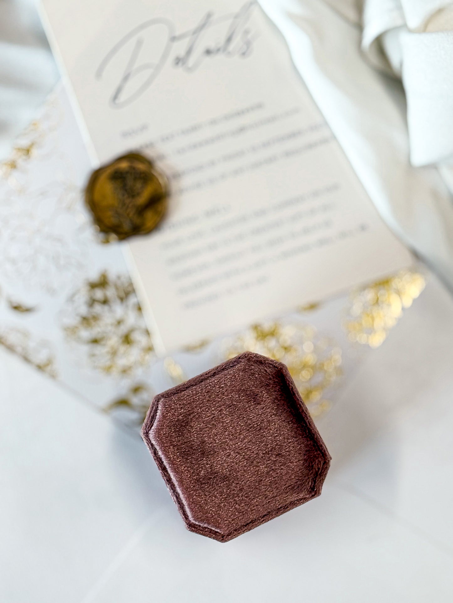 Wedding Double Ring Box